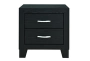 Reid Black Nightstand - REID-BLACK-NS