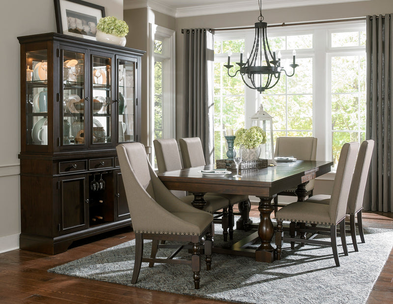 Reid Cherry Extendable Dining Set - Gate FurnitureDining Room Set