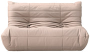 Relax 54.75" Vegan Leather Upholstered Loveseat in Natural - 44063Tan-L