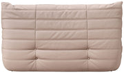 Relax 54.75" Vegan Leather Upholstered Loveseat in Natural - 44063Tan-L