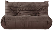 Relax 54.75" Velvet Upholstered Loveseat in Brown - 44064Brown-L