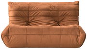 Relax 54.75" Velvet Upholstered Loveseat in Cognac - 44064Cognac-L