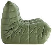 Relax 54.75" Velvet Upholstered Loveseat in Green - 44064Green-L