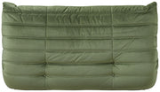 Relax 54.75" Velvet Upholstered Loveseat in Green - 44064Green-L
