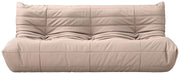 Relax 77.75" Vegan Leather Upholstered Sofa in Natural - 44063Tan-S