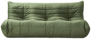 Relax 77.75" Velvet Upholstered Sofa in Green - 44064Green-S