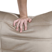 Relax 77.75" Velvet Upholstered Sofa in Taupe - 44064Taupe-S