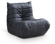 Relax Vegan Leather Upholstered Chair in Black - 44063Black-C