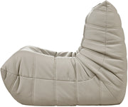 Relax Vegan Leather Upholstered Chair in Cream - 44063Cream-C