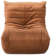 Relax Velvet Upholstered Chair in Cognac - 44064Cognac-C