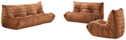 Relax Velvet Upholstered Chair in Cognac - 44064Cognac-C