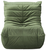 Relax Velvet Upholstered Chair in Green - 44064Green-C