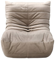 Relax Velvet Upholstered Chair in Taupe - 44064Taupe-C