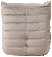 Relax Velvet Upholstered Chair in Taupe - 44064Taupe-C