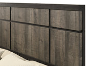 Remington Brown/Gray King Panel Bed - Gate FurnitureKing Bed