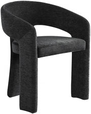 Rendition Fabric Upholstered Dining Chair in Black - 911Black-C