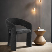 Rendition Fabric Upholstered Dining Chair in Black - 911Black-C