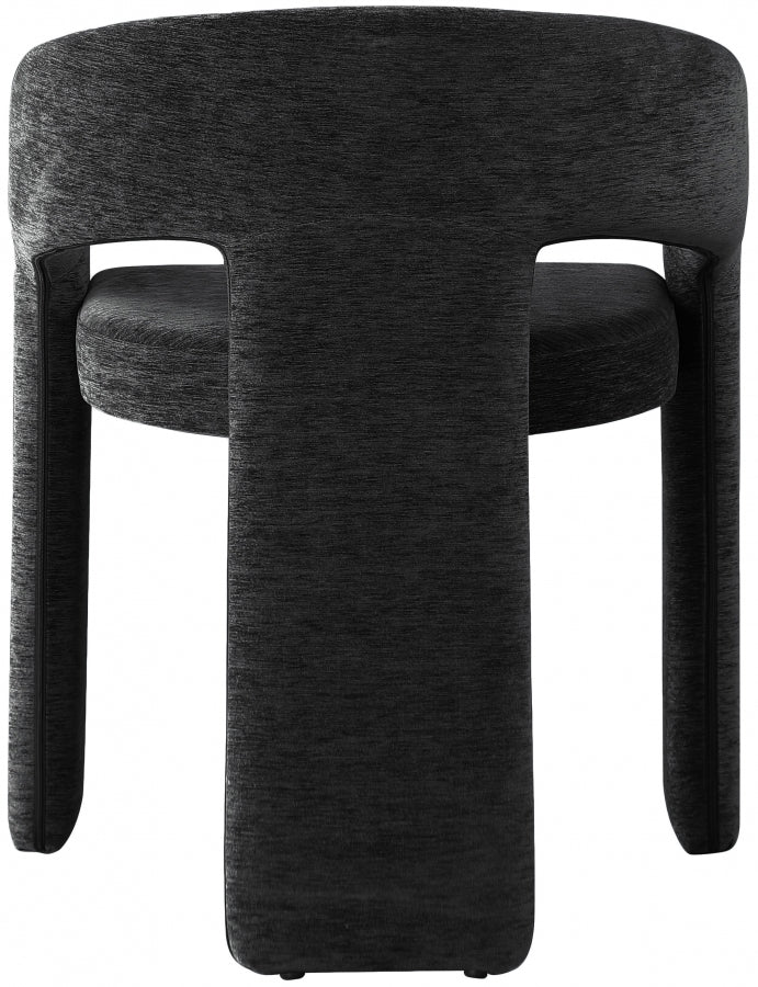 Rendition Fabric Upholstered Dining Chair in Black - 911Black-C