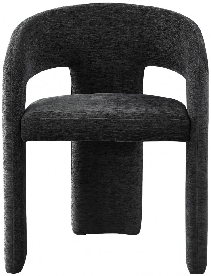 Rendition Fabric Upholstered Dining Chair in Black - 911Black-C