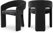 Rendition Fabric Upholstered Dining Chair in Black - 911Black-C