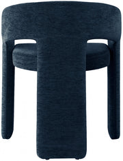 Rendition Fabric Upholstered Dining Chair in Blue, Set of 2 - 911Navy-C
