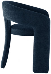 Rendition Fabric Upholstered Dining Chair in Blue, Set of 2 - 911Navy-C