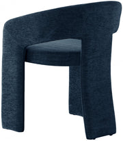 Rendition Fabric Upholstered Dining Chair in Blue, Set of 2 - 911Navy-C