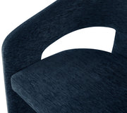 Rendition Fabric Upholstered Dining Chair in Blue, Set of 2 - 911Navy-C