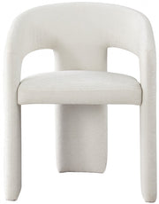 Rendition Fabric Upholstered Dining Chair in Cream, Set of 2 - 911Cream-C