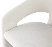 Rendition Fabric Upholstered Dining Chair in Cream, Set of 2 - 911Cream-C