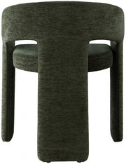Rendition Fabric Upholstered Dining Chair in Green, Set of 2 - 911Green-C