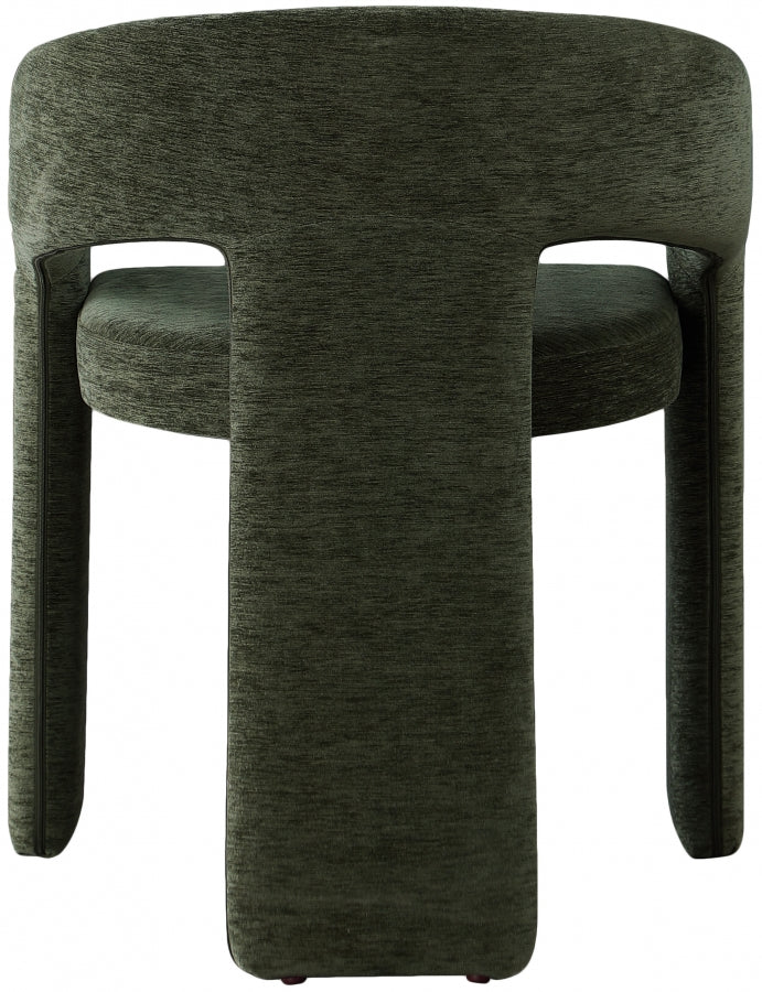 Rendition Fabric Upholstered Dining Chair in Green, Set of 2 - 911Green-C