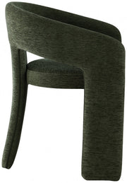 Rendition Fabric Upholstered Dining Chair in Green, Set of 2 - 911Green-C