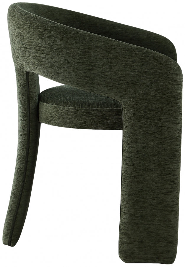 Rendition Fabric Upholstered Dining Chair in Green, Set of 2 - 911Green-C