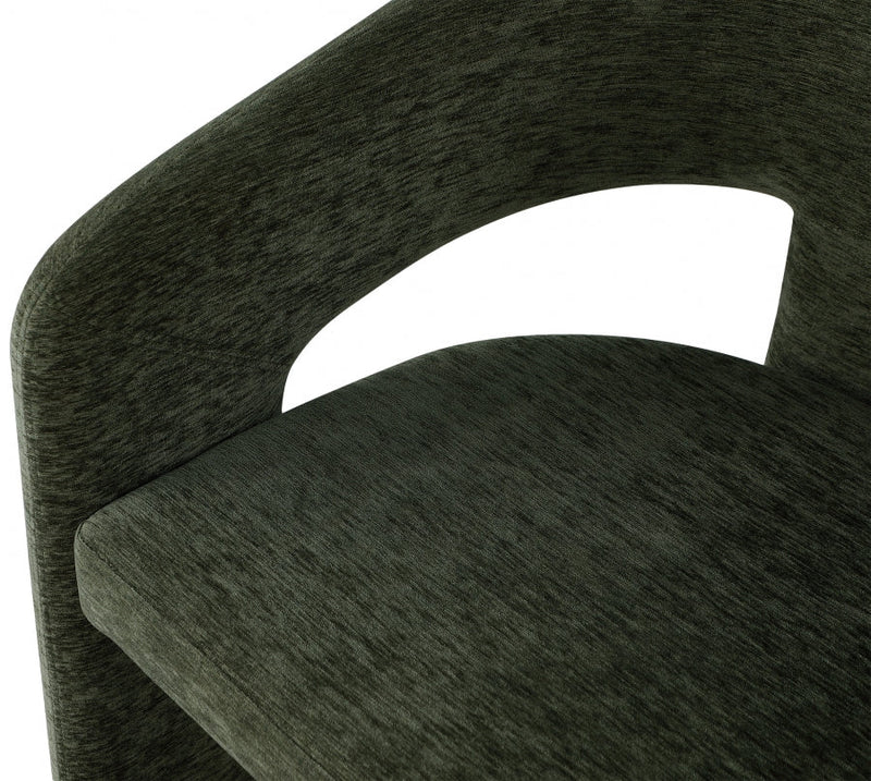 Rendition Fabric Upholstered Dining Chair in Green, Set of 2 - 911Green-C