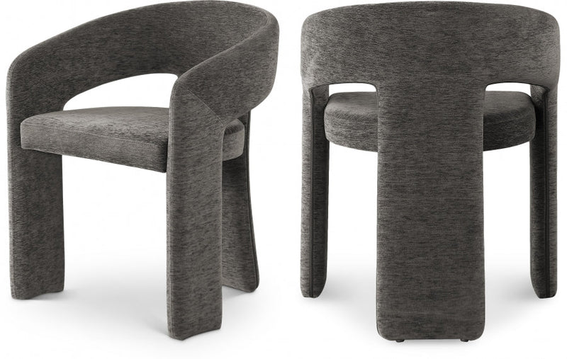 Rendition Fabric Upholstered Dining Chair in Grey - 911Grey-C