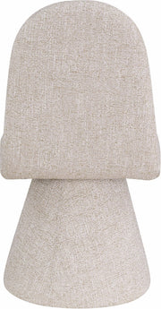 Renuar Fabric Upholstered Dining Chair in Beige, Set of 2 - 869Beige-C