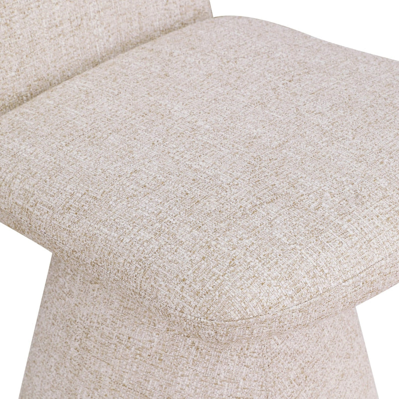 Renuar Fabric Upholstered Dining Chair in Beige, Set of 2 - 869Beige-C