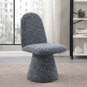 Renuar Fabric Upholstered Dining Chair in Blue, Set of 2 - 869Blue-C