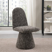 Renuar Fabric Upholstered Dining Chair in Brown, Set of 2 - 869Brown-C