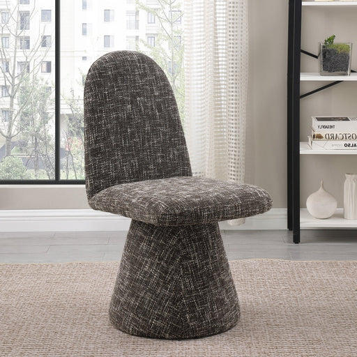 Renuar Fabric Upholstered Dining Chair in Brown, Set of 2 - 869Brown-C