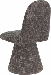 Renuar Fabric Upholstered Dining Chair in Brown, Set of 2 - 869Brown-C