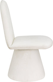 Renuar Fabric Upholstered Dining Chair in Cream, Set of 2 - 869Cream-C