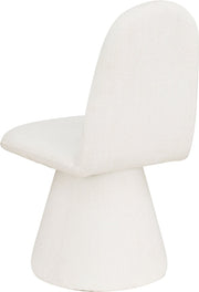 Renuar Fabric Upholstered Dining Chair in Cream, Set of 2 - 869Cream-C