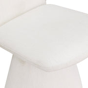 Renuar Fabric Upholstered Dining Chair in Cream, Set of 2 - 869Cream-C
