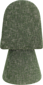 Renuar Fabric Upholstered Dining Chair in Green, Set of 2 - 869Green-C