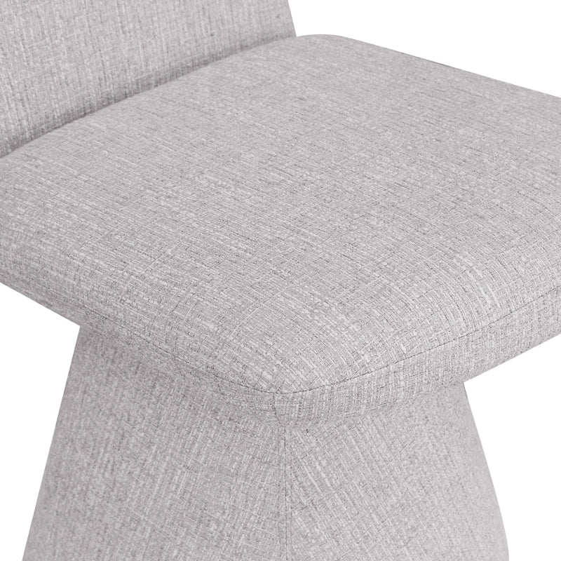Renuar Fabric Upholstered Dining Chair in Grey, Set of 2 - 869Grey-C