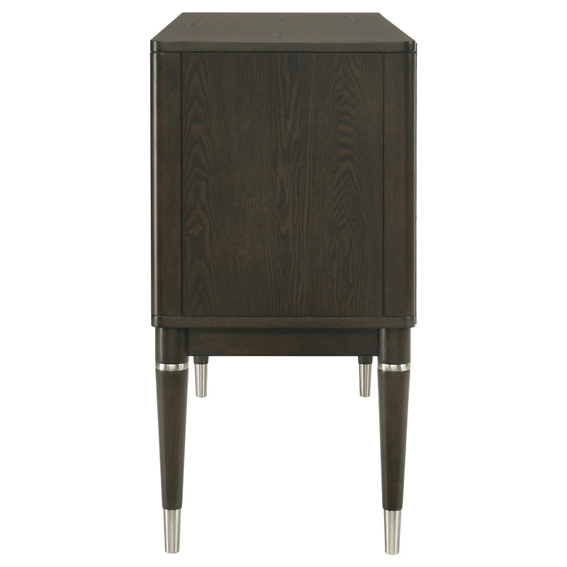 Reseda 4-door Dining Sideboard Server with Shelves Ash Brown - 193675