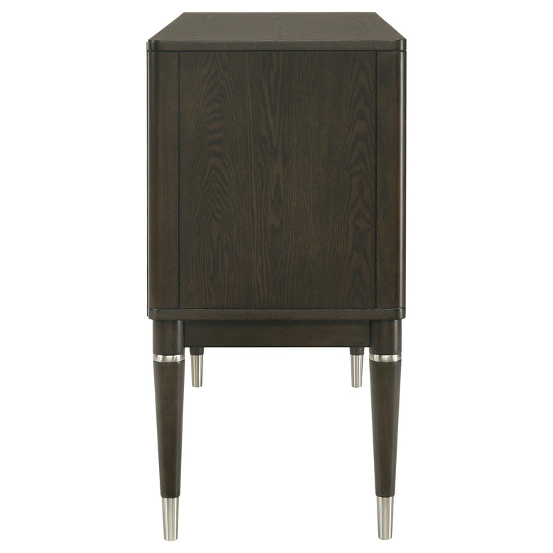 Reseda 4-door Dining Sideboard Server with Shelves Ash Brown - 193675