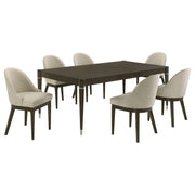 Reseda 7-piece Rectangular Dining Set Ash Brown - 193671-S7